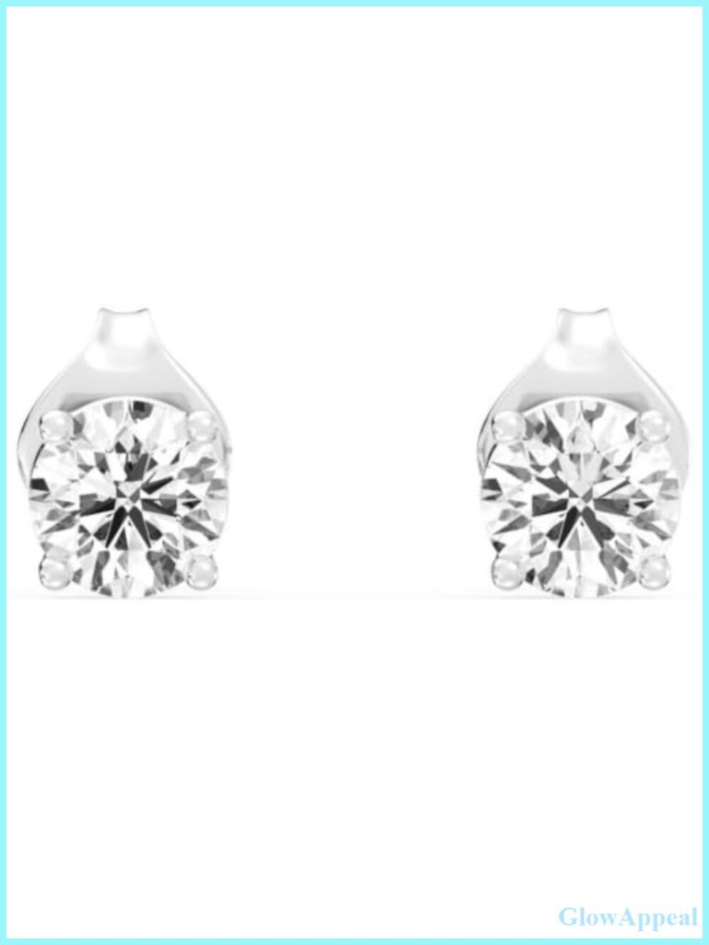 Lab-Grown Diamond Stud Earrings 10KT White Gold 1/4 ct tw